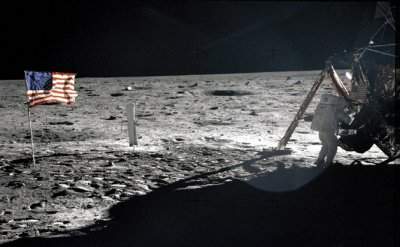 Neil Armstrong sur la Lune - Crédit : NASA