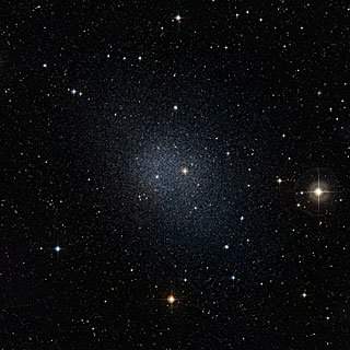 La galaxie naine du Fourneau (Fornax) - Crédit : ESO/Digitized Sky Survey 2