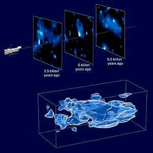 Crédit : NASA, ESA and R. Massey (California Institute of Technology)