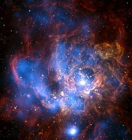 Crédit: X-ray: NASA/CXC/CfA/R. Tuellmann et al.; Optical: NASA/AURA/STScI