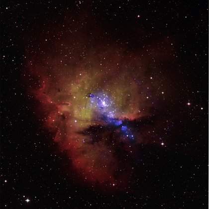 Crédit : X-ray: NASA/CXC/CfA/S.Wolk et al; Optical: NSF/AURA/WIYN/Univ. of Alaska/T.A.Rector