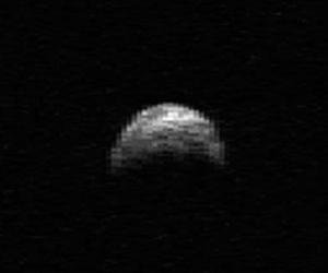 Image radar de l'astéroïde 2005 YU55. Crédit : NASA/Cornell/Arecibo