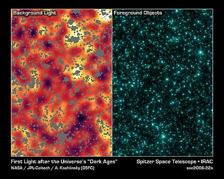 Crédit : NASA/JPL-Caltech/A. Kashlinsky (GSFC)
