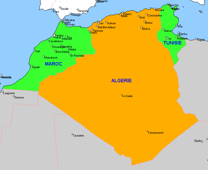 Maroc-Algerie-Tunisie